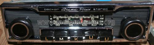 Grand Prix Stereo Serie J; Becker, Max Egon, (ID = 2025146) Car Radio