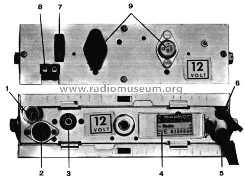 Mexico 12V mit eisenloser Endstufe ; Becker, Max Egon, (ID = 1844982) Car Radio