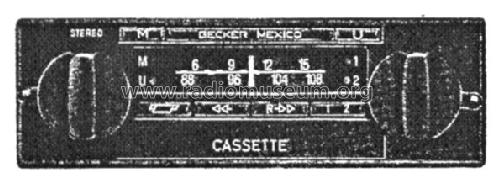Mexico Cassette Vollstereo Rev. ; Becker, Max Egon, (ID = 125317) Car Radio