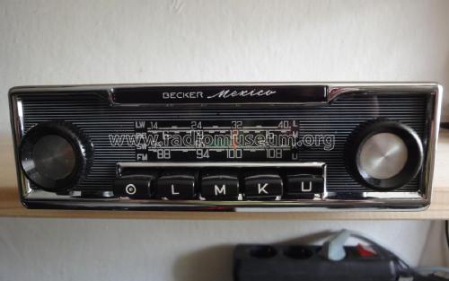 Mexico 280; Becker, Max Egon, (ID = 1786977) Car Radio