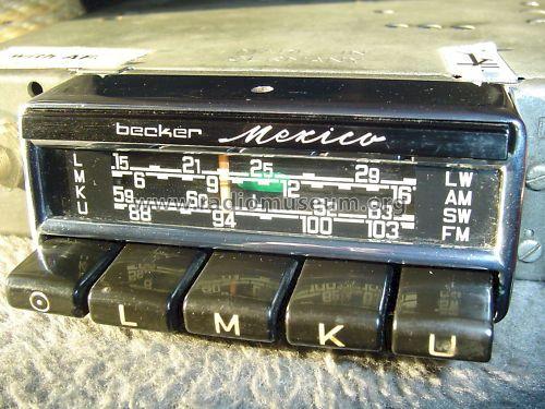 Mexico 280; Becker, Max Egon, (ID = 991988) Car Radio