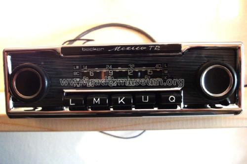 Mexico TR; Becker, Max Egon, (ID = 1764885) Car Radio