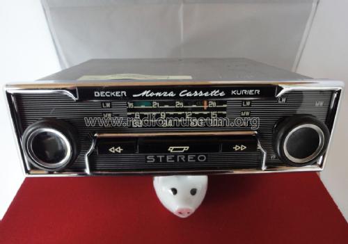 Monza Cassette Kurier 278; Becker, Max Egon, (ID = 1756731) Car Radio