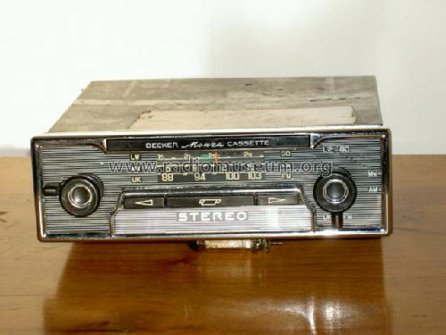 Monza Cassette Stereo LMU ; Becker, Max Egon, (ID = 83881) Car Radio