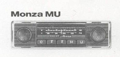 Monza MU ; Becker, Max Egon, (ID = 1957133) Car Radio