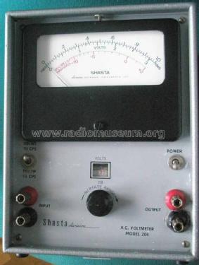 AC Voltmeter 204; Beckman Instruments, (ID = 480175) Equipment