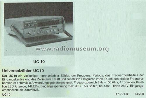 Circuitmate Universal Counter UC10; Beckman Instruments, (ID = 2908723) Equipment