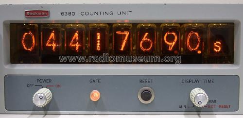 Counting Unit, Frequency Counter 6380; Beckman Instruments, (ID = 738183) Equipment