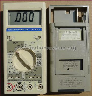 Digital multimeter DM25 XL; Beckman Instruments, (ID = 1680307) Equipment