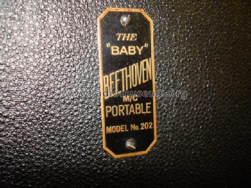 Baby M/C portable P202; Beethoven Electric (ID = 1034309) Radio