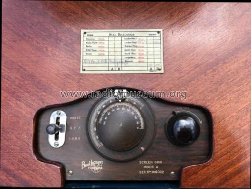 Minor Portable SG4; Beethoven Electric (ID = 2901113) Radio