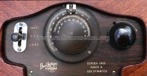 Minor Portable SG4; Beethoven Electric (ID = 2901161) Radio