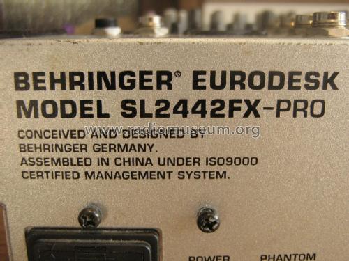 Eurodesk Mixer Mischpult 24 Kanal SL2442FX-PRO; Behringer (ID = 2370795) Ampl/Mixer