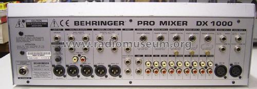 Pro Mixer DX1000; Behringer (ID = 2220796) Ampl/Mixer