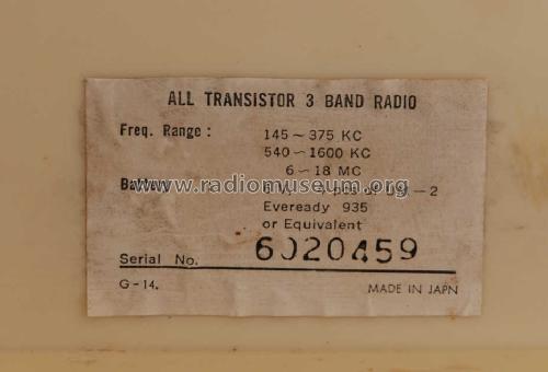 8 Transistor Deluxe ; Belair Enterprises; (ID = 1241390) Radio