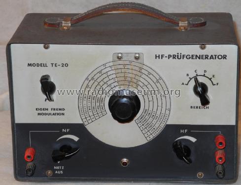 HF-Prüfgenerator TE-20; Belco, Tokyo (ID = 2025921) Ausrüstung