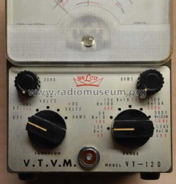 Vacuum Tube Voltmeter VT-120; Belco, Tokyo (ID = 1397165) Equipment