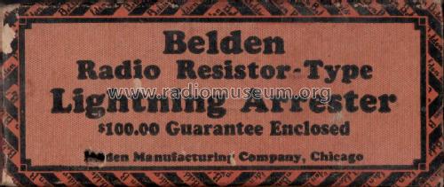 Lightning Arrester 8891; Belden Inc.; Chicago (ID = 2195118) Divers