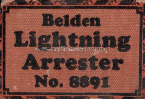 Lightning Arrester 8891; Belden Inc.; Chicago (ID = 2195120) Diversos