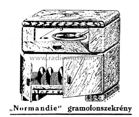 Normandie gramofonszekrény ; Belgráder Rádió, (ID = 2224888) Enrég.-R