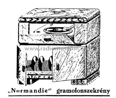 Normandie gramofonszekrény ; Belgráder Rádió, (ID = 2224889) R-Player