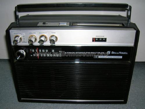 8 Track Stereo/FM Multiplex 4550 TPF ; Bell & Howell, (ID = 1524109) Radio