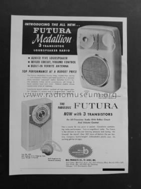 Futura Medallion Model 888; Bell Products Co.; (ID = 2649914) Radio