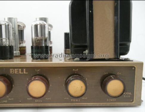 High Fidelity Amplifier 2200; Bell Sound Systems; (ID = 2062094) Ampl/Mixer