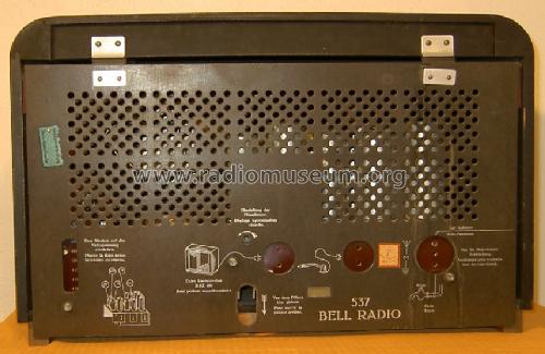 537W; Bell Standard (ID = 148204) Radio