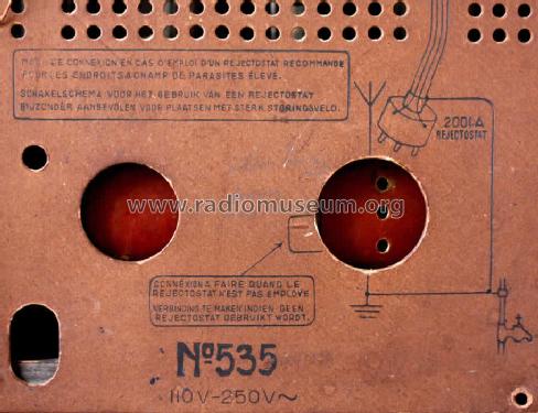 Radiobell 535 ; Bell Telephone Mfg. (ID = 725768) Radio