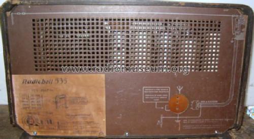 Radiobell 535 ; Bell Telephone Mfg. (ID = 1057899) Radio