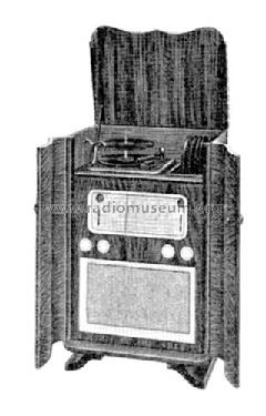Radiobell Consolette Luxe ; Bell Telephone Mfg. (ID = 1059418) Radio
