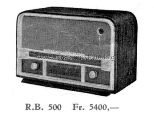 Radiobell RB500; Bell Telephone Mfg. (ID = 1059428) Radio