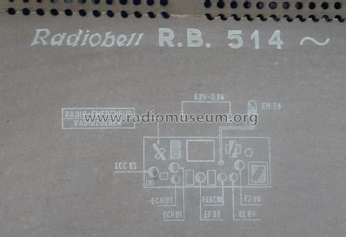 Radiobell RB514; Bell Telephone Mfg. (ID = 1597377) Radio