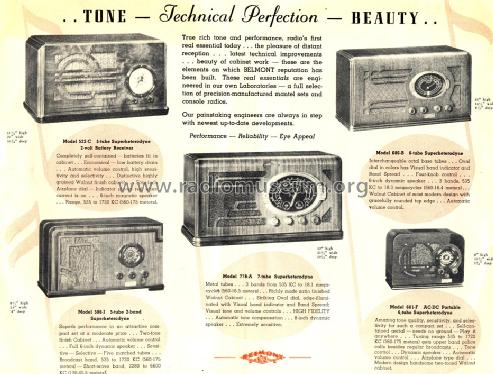 522 or 522-C ; Belmont Radio Corp. (ID = 1379776) Radio