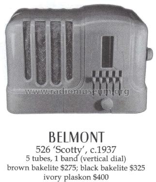 Scotty 526; Belmont Radio Corp. (ID = 1395834) Radio