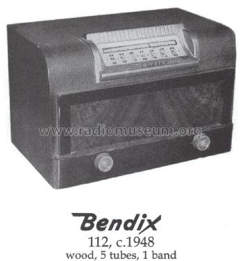 112 ; Bendix Radio (ID = 1395850) Radio