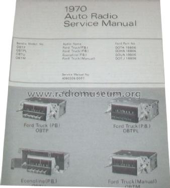 All Solid State AM Radio - Ford Truck OBTPL - DOHA 18806; Bendix Radio (ID = 1819100) Car Radio