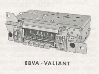 Chrysler All Transistor Radio - Plymouth Valiant 8BVA - Mopar 245; Bendix Radio (ID = 1796922) Car Radio