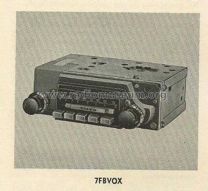 Triumph 7FBTRX; Bendix Radio (ID = 2833712) Car Radio