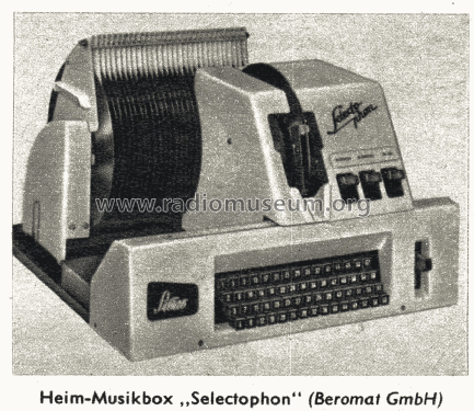 Heim-Musikbox Selectophon; Beromat GmbH; Berlin (ID = 2523229) Ton-Bild