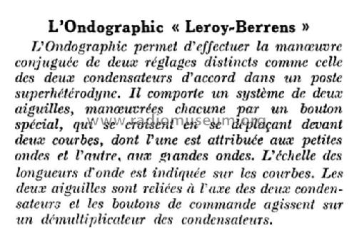 Ondographic Leroy-Berrens ; Berrens, J.-H. JHB, (ID = 2501742) Radio part