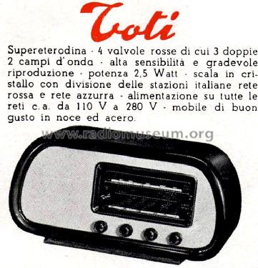 Toti ; Bertoncini BB - Ind. (ID = 782479) Radio