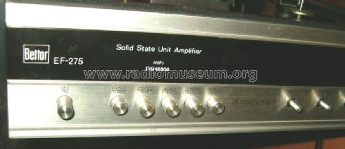 4 Channel Stereophonic Music System EF-275 Quadroeffect; Bettor, Industrias; (ID = 1577056) Ampl/Mixer