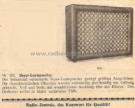 Beyer-Lautsprecher EB28; Beyer; Berlin, (ID = 1106176) Speaker-P