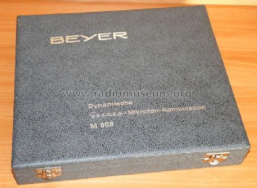 Dynamische Stereo-Mikrofon-Kombination M808; Beyer; Berlin, (ID = 783313) Microphone/PU