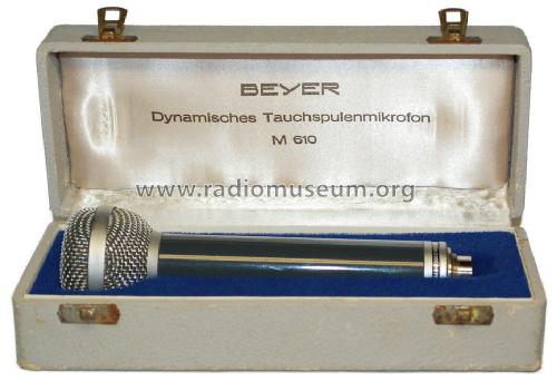Dynamisches Tauchspulenmikrofon M 610; Beyer; Berlin, (ID = 1138021) Micrófono/PU