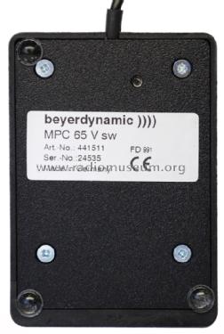 Grenzflächenmikrofon MPC 65 ; Beyer; Berlin, (ID = 1503188) Micrófono/PU