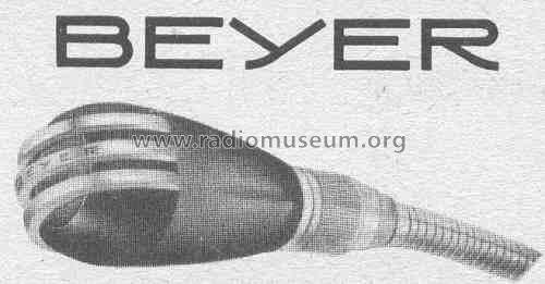 M26; Beyer; Berlin, (ID = 384491) Microphone/PU