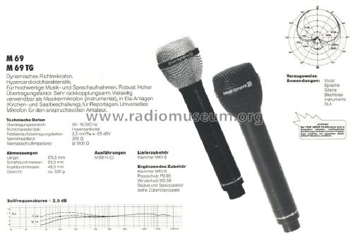 M69N; Beyer; Berlin, (ID = 1299969) Microphone/PU